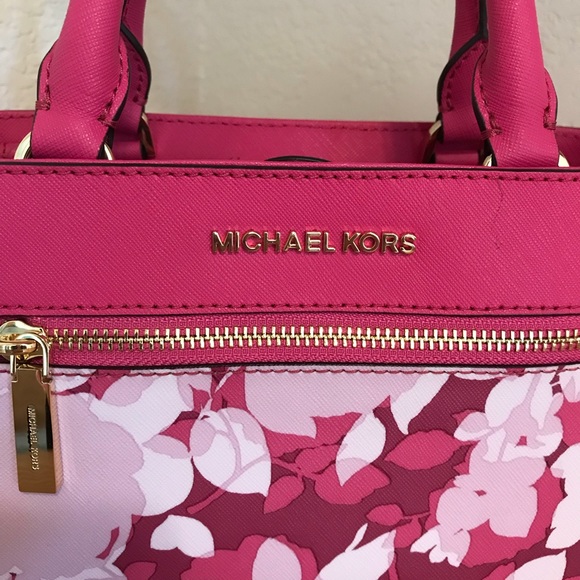Michael Kors Hailee Xs Satchel granita Pink Bag - Picture 3 of 8